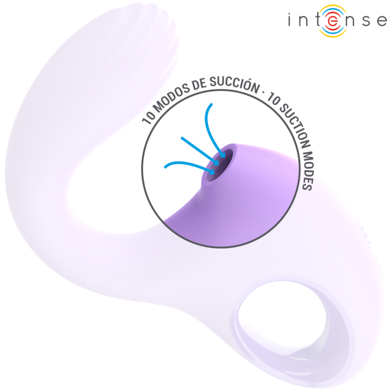 Intenso Vibrador y Estimulador Baxter Violeta Control Remoto