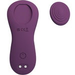 Pretty Love - Mane Lay On Massageador de Clitóris 10 Vibrações Controle Remoto Roxo