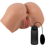 Crazy Bull - Vibrador Hailey Butt Com Controle Remoto Realista de Vagina e Ânus