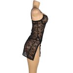 Subblime 954185 Babydoll de Encaje con Tirantes Ajustables Negro S/M