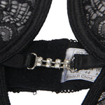 Subblime 954185 Babydoll de Encaje con Tirantes Ajustables Negro S/M