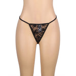Subblime 954185 Babydoll de Encaje con Tirantes Ajustables Negro S/M