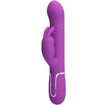 Pretty Love - Coale Vibrador de Conejo Multifuncional 4 en 1 Púrpura