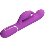 Pretty Love - Coale Vibrador de Conejo Multifuncional 4 en 1 Púrpura