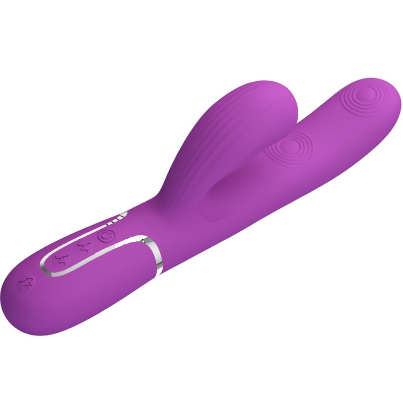 Pretty Love - Perlita Vibrador Conejo Multifuncional 3 en 1 Morado
