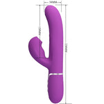 Pretty Love - Perlita Vibrador Conejo Multifuncional 3 en 1 Morado