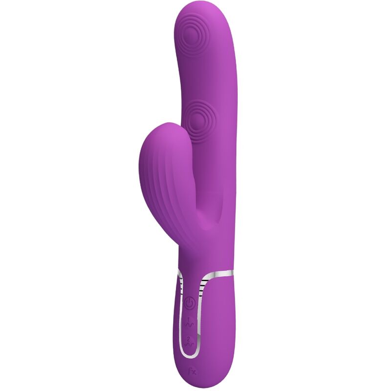 Pretty Love - Perlita Vibrador Conejo Multifuncional 3 en 1 Morado