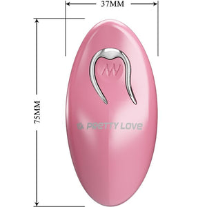 Pretty Love - Cailey Nipple Clamps 10 Vibrações Controle Remoto Rosa