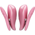 Pretty Love - Cailey Nipple Clamps 10 Vibrações Controle Remoto Rosa