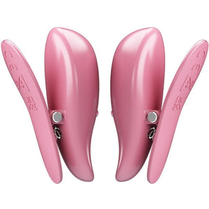 Pretty Love - Cailey Nipple Clamps 10 Vibrações Controle Remoto Rosa