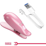 Pretty Love - Cailey Nipple Clamps 10 Vibrações Controle Remoto Rosa