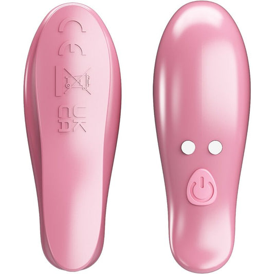 Pretty Love - Cailey Nipple Clamps 10 Vibrações Controle Remoto Rosa