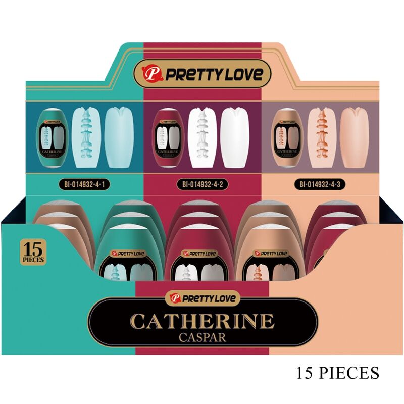 Pretty Love - Caspar Pack 15 Masturbadores Masculinos Varios