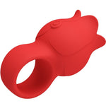 Pretty Love - Vibrador de Dedo Em Forma de Jae Rose 10 Vibrações Vermelho