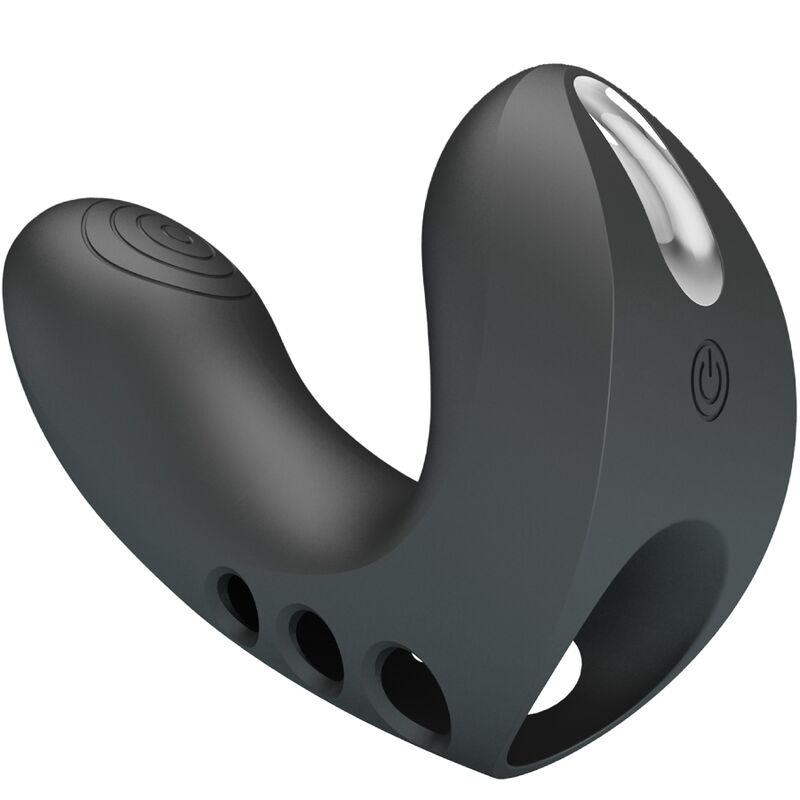 Pretty Love - Vibrador de Dedo Camelia 7 Vibrações Preto