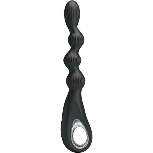Pretty Love - Federer Vibrador Anal 12 Vibrações Preto
