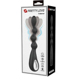Pretty Love - Federer Vibrador Anal 12 Vibrações Preto