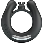 Pretty Love - Anillo Vibrador Dalia + Estimulador de Clítoris 12 Vibraciones Negro