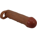 Pretty Love - Manga para pene con bulto y extensión de 2,5 cm, Mulato