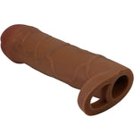 Pretty Love - Manga para pene con bulto y extensión de 2,5 cm, Mulato