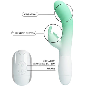 Pretty Love - Vibrador Cerberus Rabbit 30 Vibrações Verde