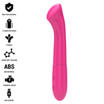 Vibrador Intense Paty 19 cm Flexible 10 Vibraciones Modelo 2 Rosa