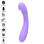 Intenso Vibrador Becky Calentable 19 Cm 7 Vibraciones Morado