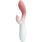 Pretty Love - Vibrador brillante de Punto G + Estimulador de clítoris 30 vibraciones Rosa