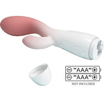 Pretty Love - Vibrador brillante de Punto G + Estimulador de clítoris 30 vibraciones Rosa