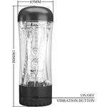 Pretty Love - Tamara Masturbador Masculino Multi-Velocidade Vibrador Preto