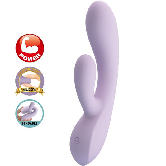 Pretty Love - Vibrador Rosolyn Rabbit 10 Vibrações Roxo