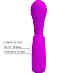 Pretty Love - Sibel Sibel Vibrador Ponto G + Estimulador de Clitóris 10 Vibrações Roxo