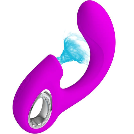 Pretty Love - Sibel Sibel Vibrador Ponto G + Estimulador de Clitóris 10 Vibrações Roxo