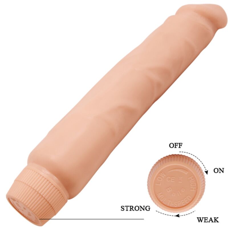 Baile Jack Vibrador Realista 26 cm Color Carne