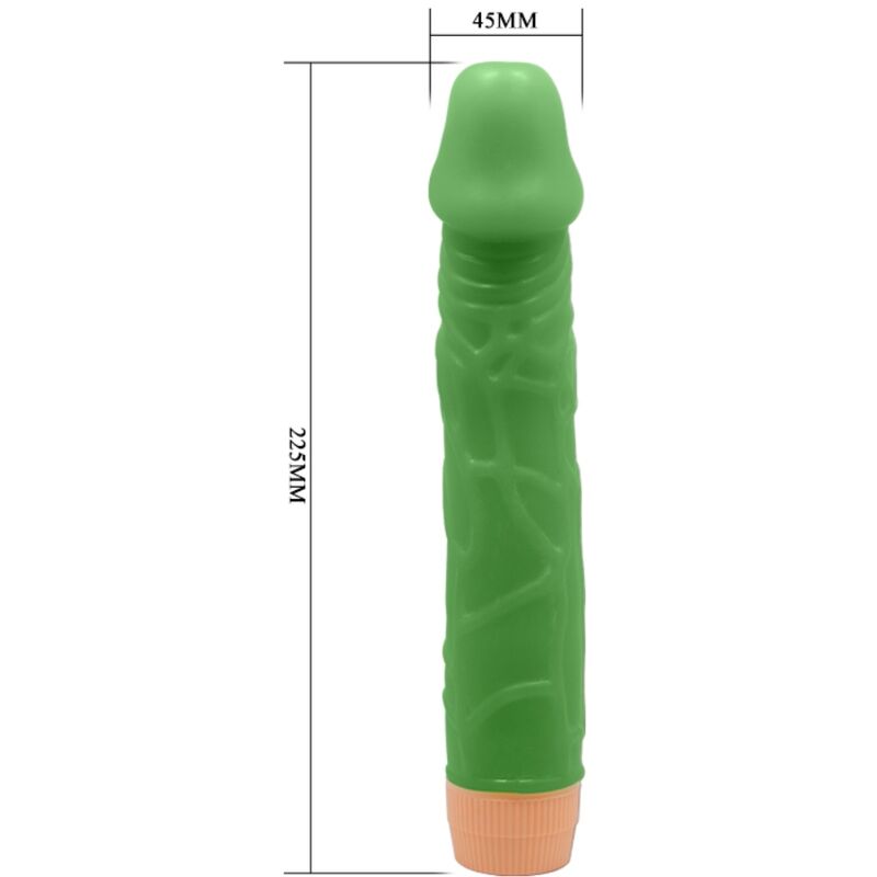 Vibrador Realista Baile Bill 22,5 cm Verde