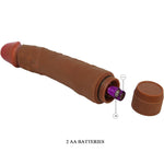 Baile Vibrador Realista Dybbuk 24 cm Mulato