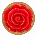Kink -Plug Anal Rosa Ouro Com Rosa Vermelha L