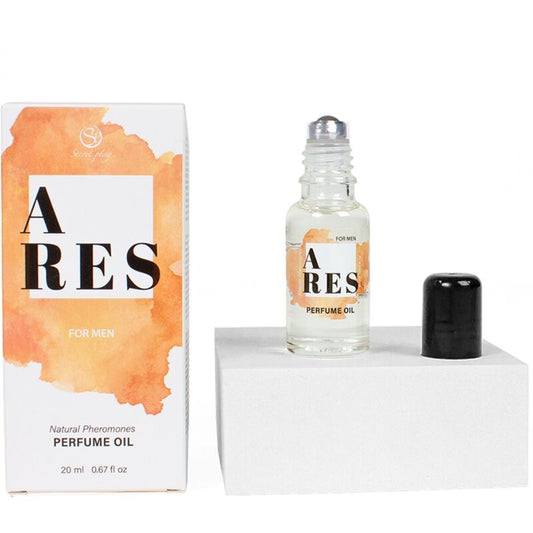 Secretplay - Ares Perfume Natural Feromonas Em Óleo Para Homens 20 ml
