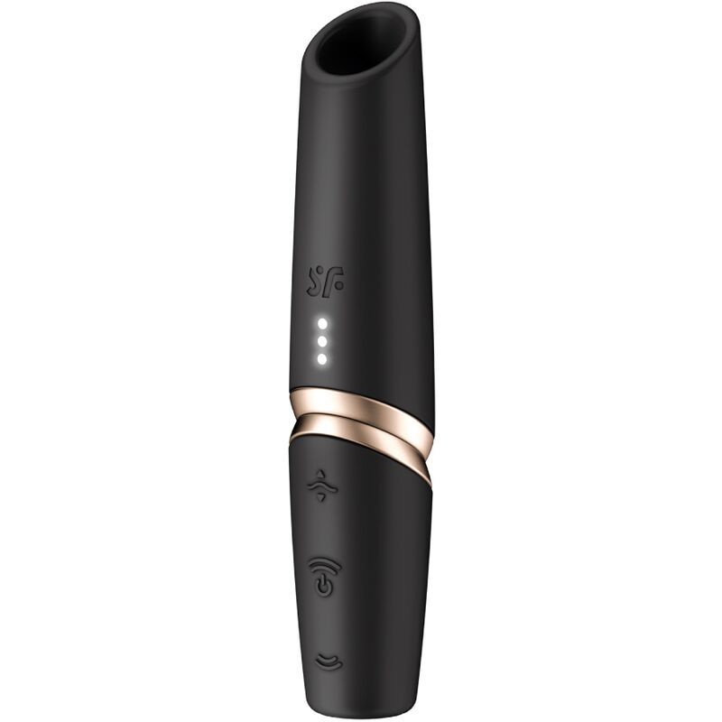 Satisfyer - Estimulador de Clítoris Perfect Kiss Wave Negro / Dorado