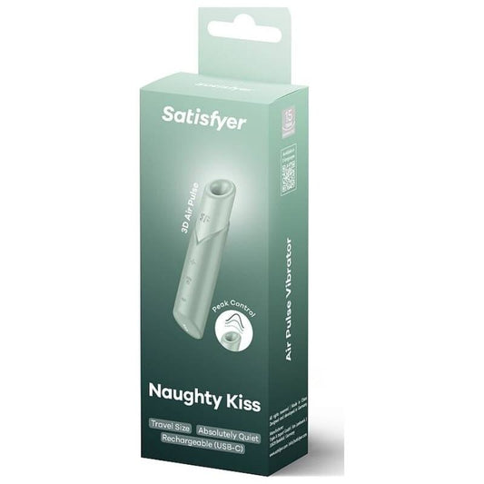 Satisfyer - Estimulador de Clitóris Naughty Kiss Wave Aquamarine