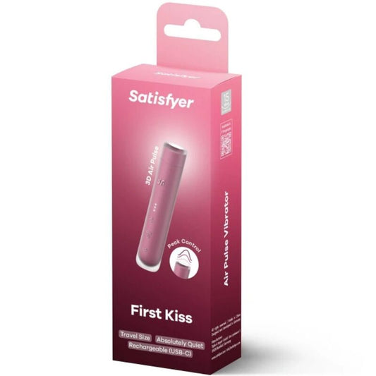Satisfyer - Estimulador de Clitóris First Kiss Wave Garnet