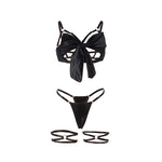 Subblime - 955205 Conjunto de Sutiã Com Laço Preto Ajustável L/XL