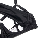 Subblime - 955205 Conjunto de Sutiã Com Laço Preto Ajustável L/XL