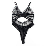 Subblime - 955229 Body Transparente Com Renda Oca Preto L/XL