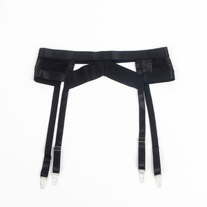 Subblime - 955236 Sutiã Bondage Preto com Conjunto de Liga S/M