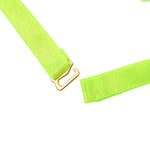 Subblime - 955281 Conjunto de Sujetador con Collar y Detalles en las Piernas Verde Fluorescente L/XL