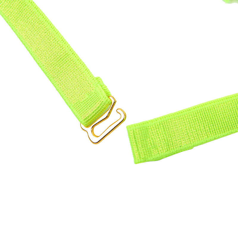 Subblime - 955281 Conjunto de Sujetador con Collar y Detalles en las Piernas Verde Fluorescente L/XL