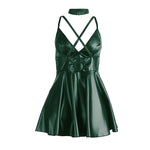 Subblime - 955441 Vestido Com Alças de Couro Verde L/XL