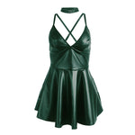 Subblime - 955441 Vestido Com Alças de Couro Verde L/XL