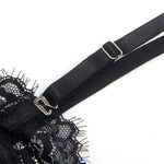 Subblime - 955496 Body de Renda Com Laços e Ligas Preto S/M